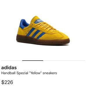 Adidas Handball Spezial Yellow Blue